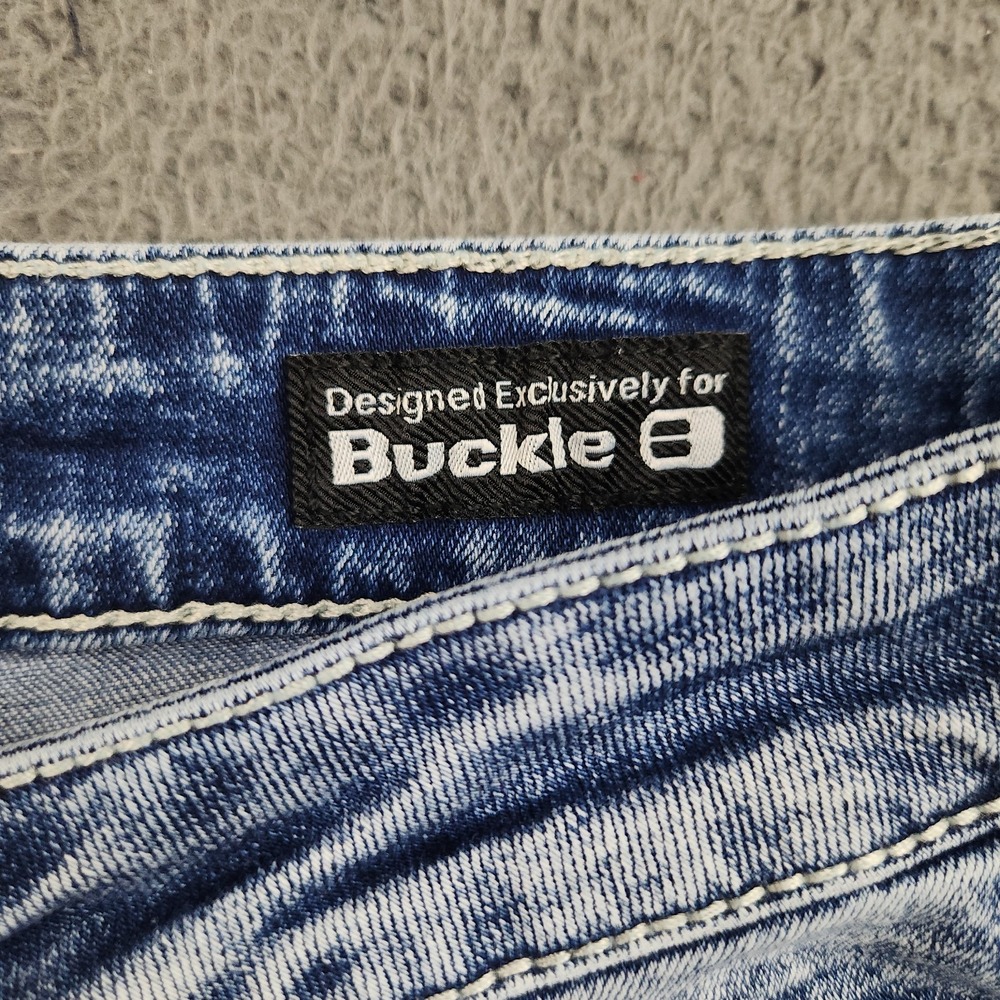 Buckle Salvage Supply Jeans Mens 38x36 Blue Anarchy Straight Relaxed Fit Denim - Picture 9 of 12